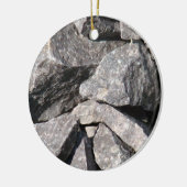 Loose Granite Rock Keramikornament (Links)