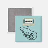 Loose Kassettenbandschleifen Magnet (Vorderseite/Rückseite)