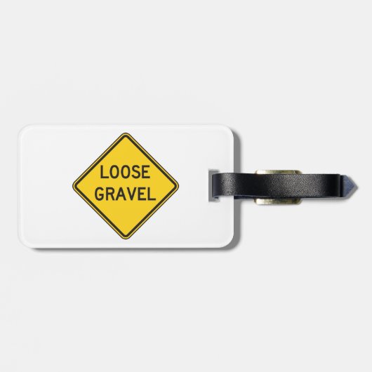 Loose Kies Warnschildkröte Gepäckanhänger (Rückseite horizontal)