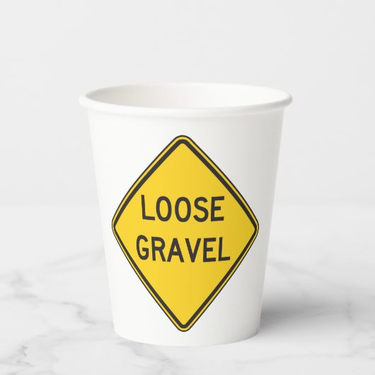 Loose Kies Warnschildkröte Pappbecher (Vorderseite)