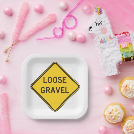 Loose Kies Warnschildkröte Pappteller (Party)