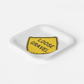 Loose Kies Warnschildkröte Pappteller (Gewinkelt)