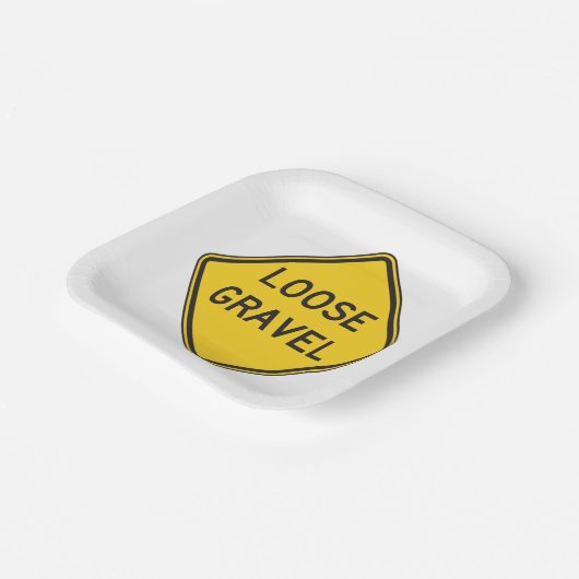 Loose Kies Warnschildkröte Pappteller (Gewinkelt)