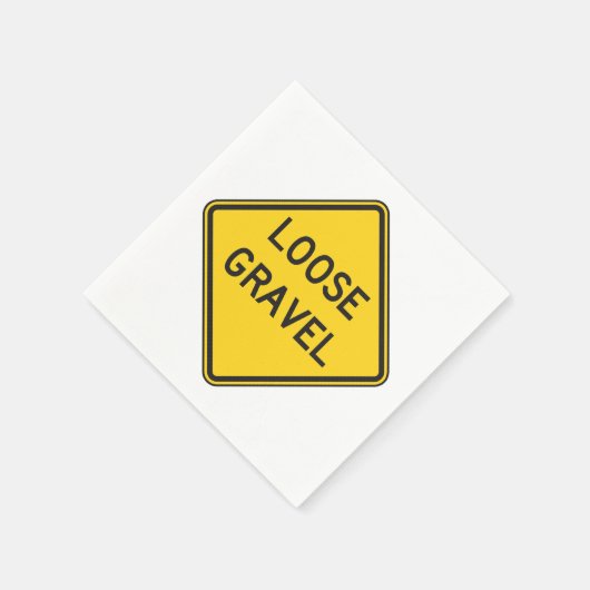 Loose Kies Warnschildkröte Serviette (Ecke)