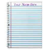 Loose Leaf Paper Notebook Notizblock (Vorderseite)