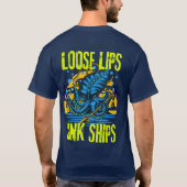 Loose Lippen Spüle Schiffe T - Shirt (Rückseite)
