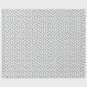 Loose Mark Black & White Geschenkpapier (Flach)