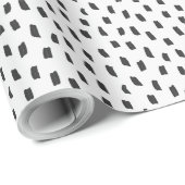 Loose Mark Black & White Geschenkpapier (Rolleneckpunkt)