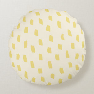 Loose Mark Butter Yellow Rundes Kissen
