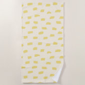 Loose Mark Butter Yellow Strandtuch (Vorderseite)