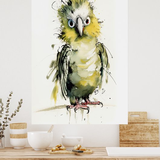 Loose Parrot Poster (Küche)