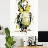 Loose Parrot Poster (Heimbüro)