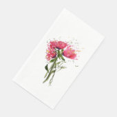 Loose Poppies Papier Handtuch Serviette (Ecke)