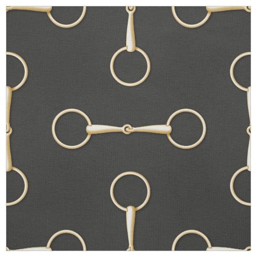 Loose Ring Snaffle Bit Pferd (groß) Stoff (Muster)