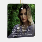 Loose Skripte Doppelseitiger Foto Abschluss Keramikornament (Rechts)