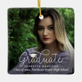 Loose Skripte Doppelseitiger Foto Abschluss Keramikornament