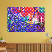 Loose Strings Canvas Print Leinwanddruck (Insitu (Wohnzimmer))