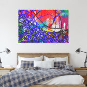 Loose Strings Canvas Print Leinwanddruck (Insitu (Schlafzimmer))