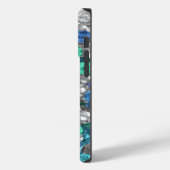 Loose Türkis und Blauer Edelsteine Case-Mate iPhone Hülle (Rückseite / Links)