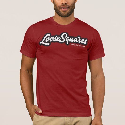 looseSquares weiße Logo-T-Shirts T-Shirt (Vorderseite)