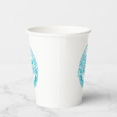 Loosid Nüchternheitsjubiläum Blauer Papierbecher (Rechts)
