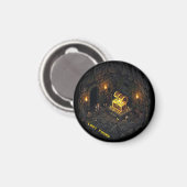 Loot Funden Fantasy Dungeon Pixel Art Design Magnet (Vorderseite/Rückseite)