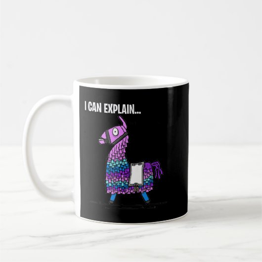 Loot Llama Ich kann Gaming erklären Kaffeetasse (Links)