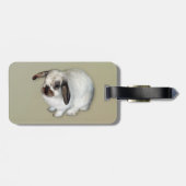 Lop-Eared Bunny Gepäckanhänger (Rückseite horizontal)