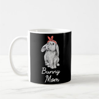 Lop Eared Bunny Rabbit Mama Zeichnend Kaffeetasse