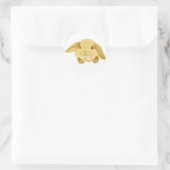 Lop Eared Bunny Runder Aufkleber (Tasche)