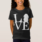 Lop Rabbit Lover I Liebe Bunnies Graphic T-Shirt (Vorderseite)
