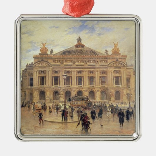 L'Opera, Paris Silbernes Ornament (Vorne)