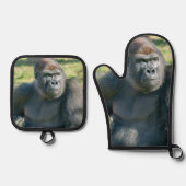 Lope's Little Quirk im Sonnenschein Ofenhandschuh & Topflappen-Set (Vorderseite)