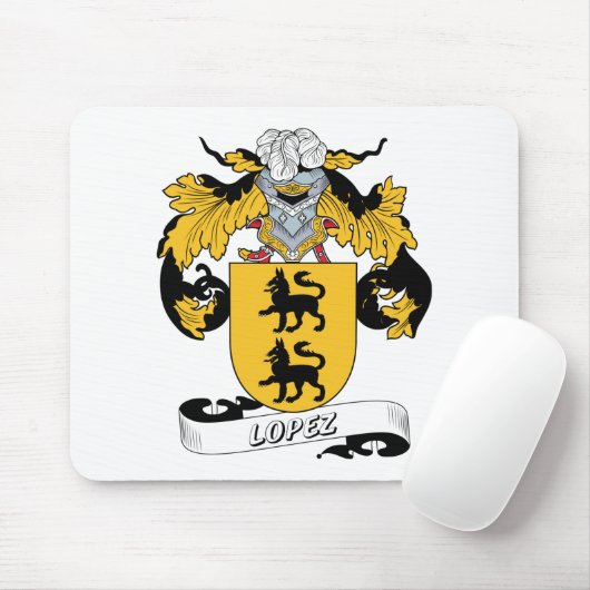 Lopez-Familienwappen Mousepad (Mit Mouse)