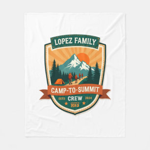 Lopez Family Camp-To-Summit Crew Vintage-Wander-Ca Fleecedecke