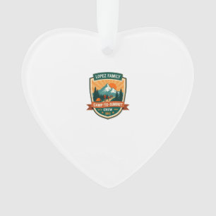 Lopez Family Camp-To-Summit Crew Vintage-Wander-Ca Ornament