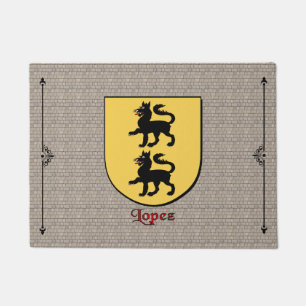 Lopez Historischer Schild auf Kobelstein Fußmatte