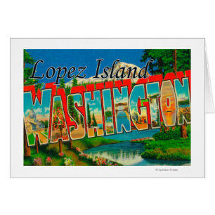 Lopez-Insel, Washington - große Buchstabe-Szenen