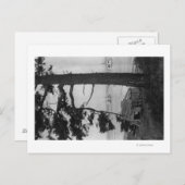 Lopez Island, WA - Fischerboote in der Bucht Postkarte (Vorne/Hinten)