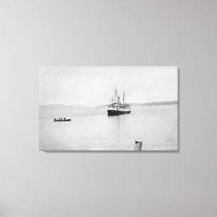 Lopez Island, WA - Rosalie Ferry San Juan Leinwanddruck