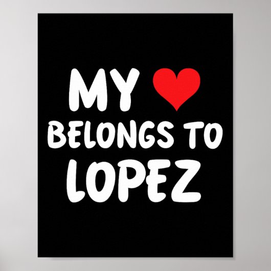 Lopez - Mein Herz gehört Lopez - Liebe Poster (Vorne)