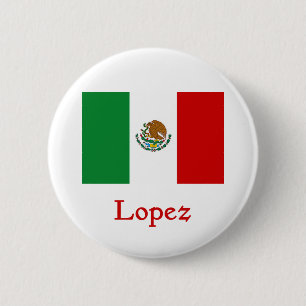 Lopez-mexikanische Flagge Button