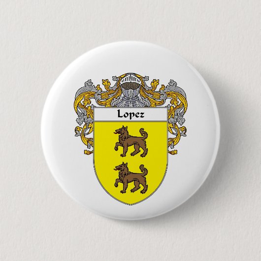 Lopez-Wappen (überzogen) Button (Vorderseite)