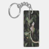 Lophanes cristatus schlüsselanhänger (Vorderseite links)