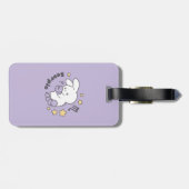 Loppitokki Bunny Embracing Scorpio Zodiac Magic I Gepäckanhänger (Rückseite horizontal)