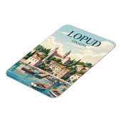 Lopud Insel Kroatien Magnet (Linke Seite)