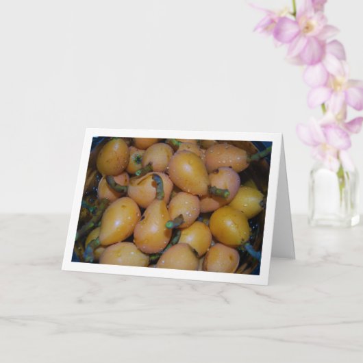 Loquat Fruit Karte (Orchidee)
