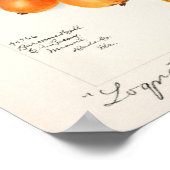 Loquats (Eriobotrya Japon Obstmalerei) Poster (Ecke)