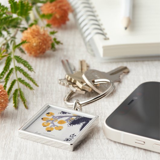 Loquats und eine Heuschrecke Schlüsselanhänger (Seite)