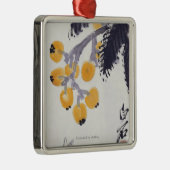 Loquats und eine Heuschrecke Silbernes Ornament (Rechts)